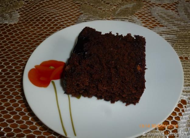 Ciasto kakaowe z czekoladą