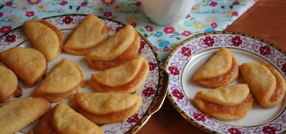 Ciasteczka z dżemem z jabłek (autor: marcepanowy