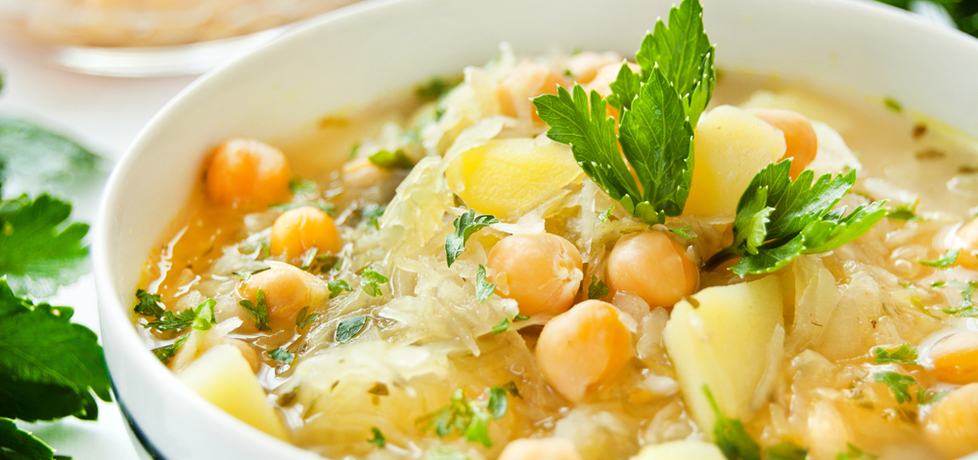Zupa z kiszonej kapusty i cieciorki z ziemniakami (autor: agata