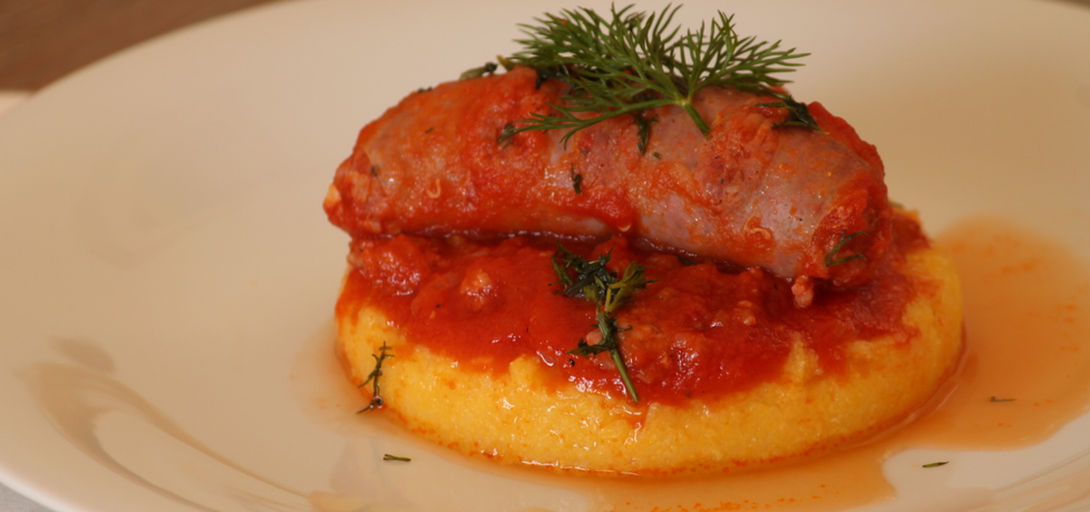 Polenta z kiełbaską w pomidorach (autor: iwonadd ...