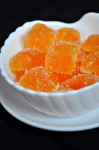 Galaretki pomarańczowe w cukrze