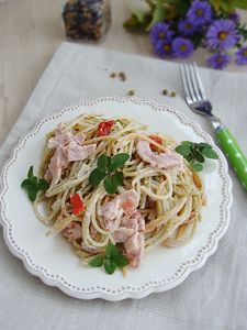 Spaghetti z boczkiem i ricottą