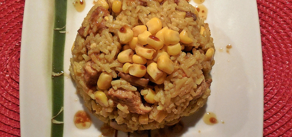 Żółty ryż z indykiem i pieczarkami (autor: cranberry ...