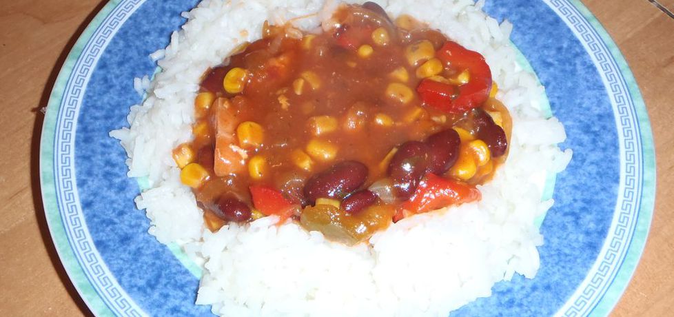 Szybki obiad z kurczakiem z ryżem. (autor: katarzyna87 ...