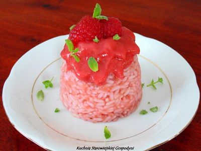 Rabarbarowo – miętowy ryż
