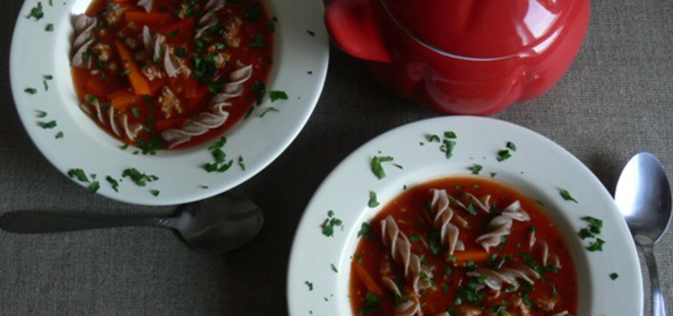 Zupa pomidorowa z mięsem mielonym (autor: bernadettap ...