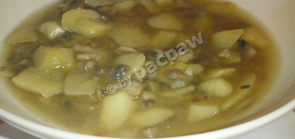 Zupa pieczarkowa z ziemniaczkami