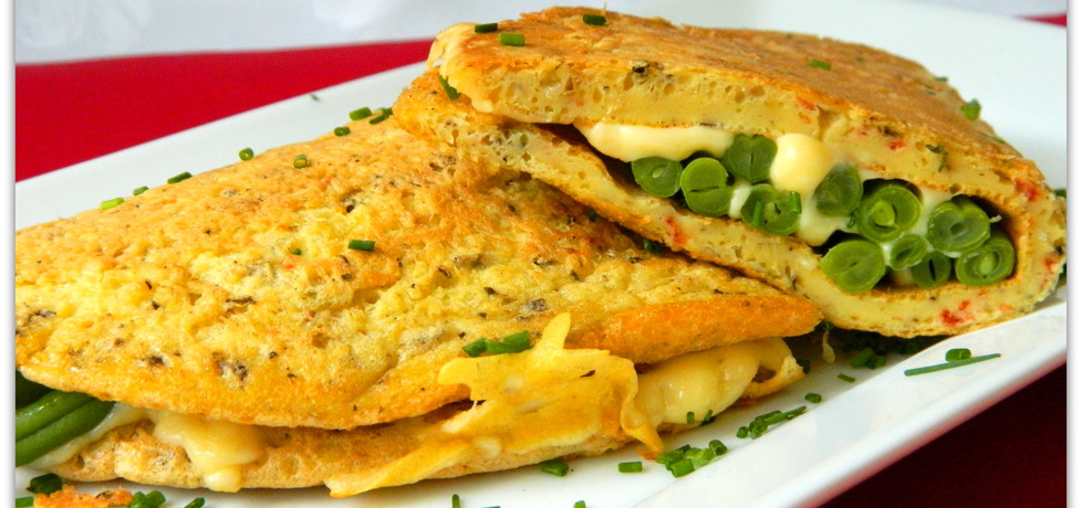 Omlet z fasolką szparagową (autor: czarrna)