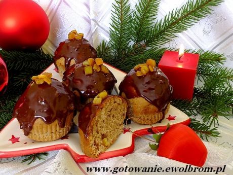 Przepis  świąteczne muffinki piernikowe przepis