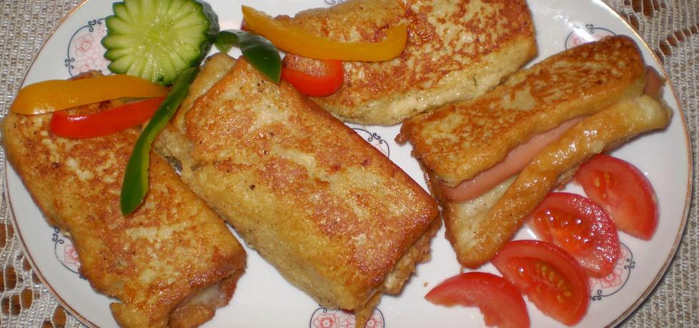 Paróweczki zapiekane w chlebie tostowym : (autor: babciagramolka ...