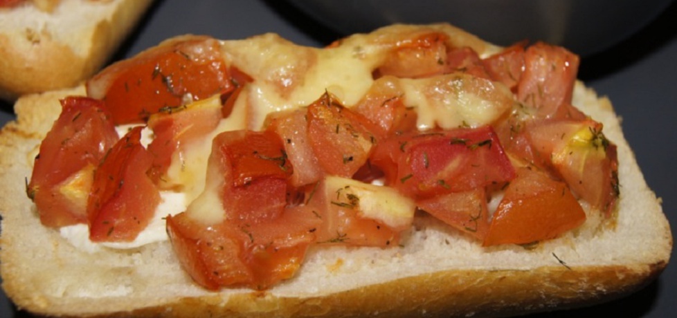 Pieczony tost z pomidorami i ziołami (autor: kikiriki)