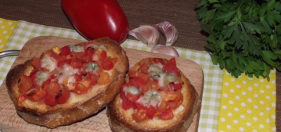Bruschetta z pomidorami i gorgonzolą (autor: konczi ...