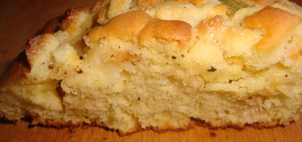 Puszyste ciasto z rabarbarem i kruszonką (autor: halinah ...