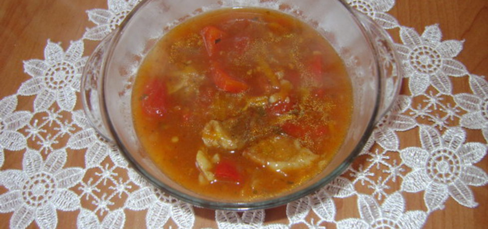 Zupa gulaszowa z makaronem. (autor: izabelabella81 ...