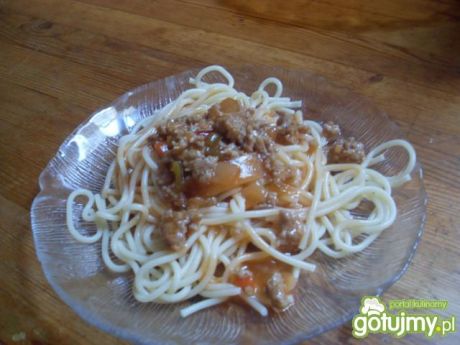 Przepis  spaghetti z ananasem przepis