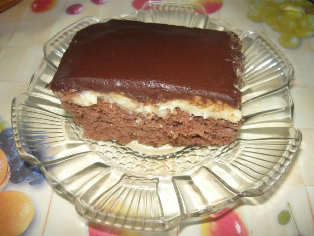 Przepis  ciasto kakaowe z masą kokosową przepis