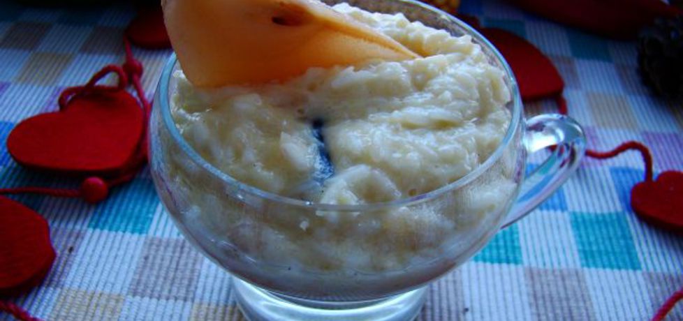 Deser z ryżu na mleku i gruszek (autor: iwa643)