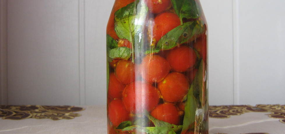 Pomidory koktajlowe marynowane z oleju (autor: maja3 ...