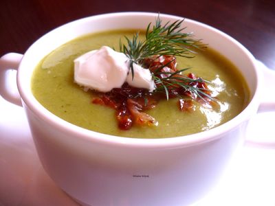 Zupa krem z zielonych warzyw