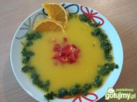 Przepis  zupa z dyni z pomarańczą przepis