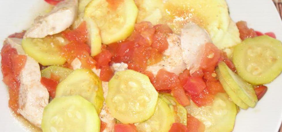 Filet drobiowy zapiekany z cukinia i pomidorami (autor ...