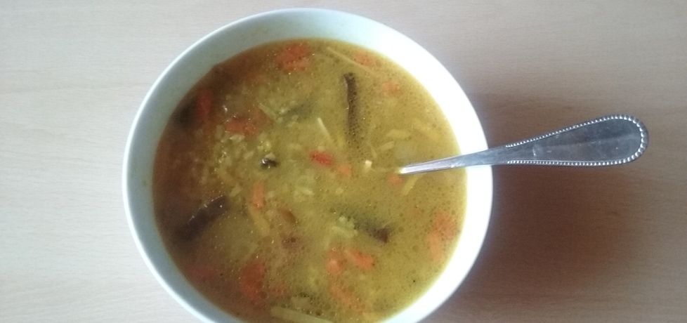 Zupa curry z warzywami i ryżem (autor: magdalenamadija ...