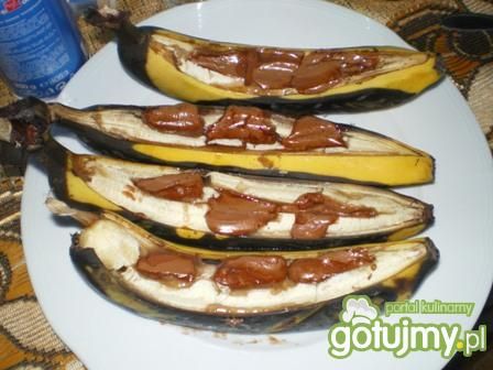 Przepis  banany grillowane z czekoladą przepis