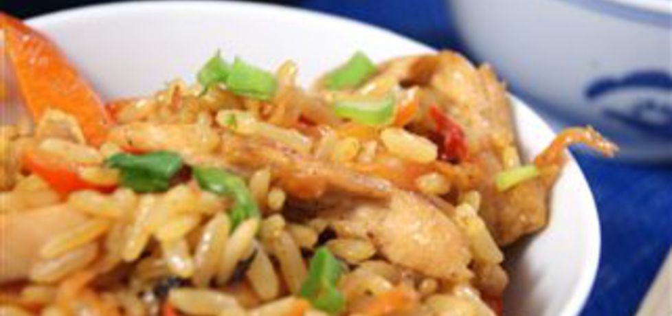 Szybki chiński smażony ryż z kurczakiem (autor: bernika ...