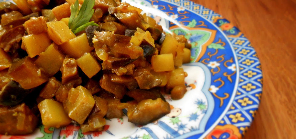 Aloo baigan tarkari, curry z ziemniaków i bakłażana (autor: ewa ...