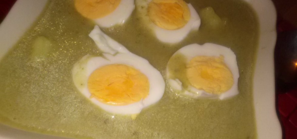 Zupa szczawiowa z jajkiem i ziemniakami (autor: milka100 ...