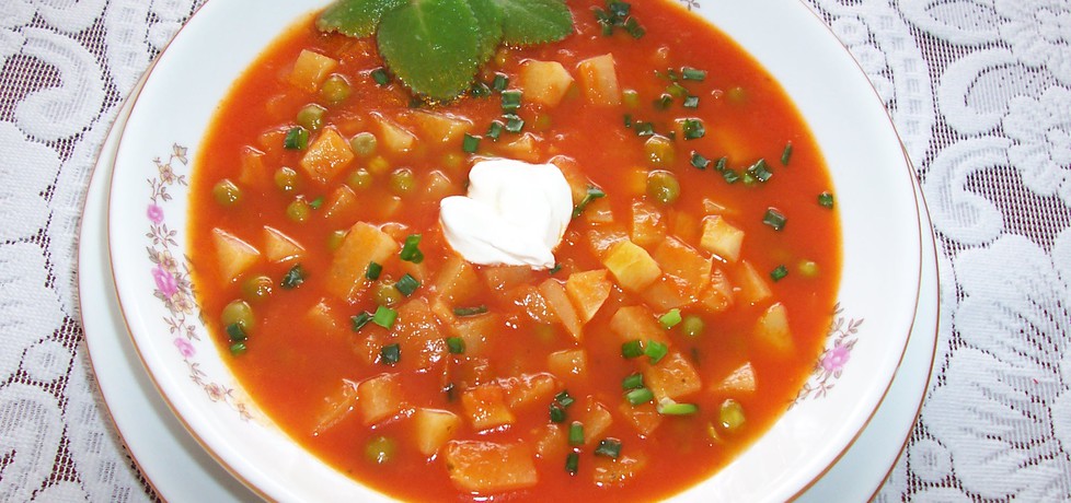 Zupa pomidorowa z kalarepką (autor: pestka)