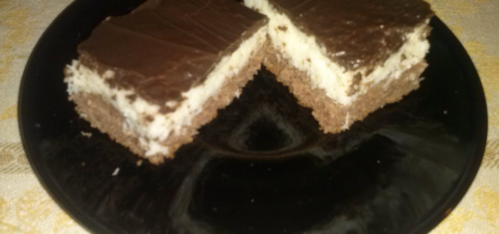 Ciasto z masą kokosową i polewą czekoladową (autor: mira85 ...