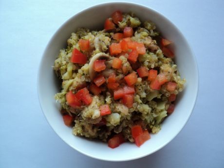 Przepis  quinoa z kurczakiem i warzywami przepis