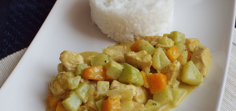 Curry z dynią i łodygą brokuła (autor: jola91)