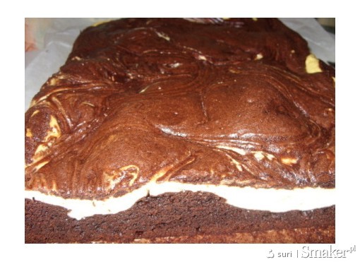 Ciasto serowo  czekoladowe