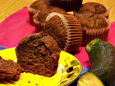 Przepis  muffiny czekoladowe z cukinią przepis