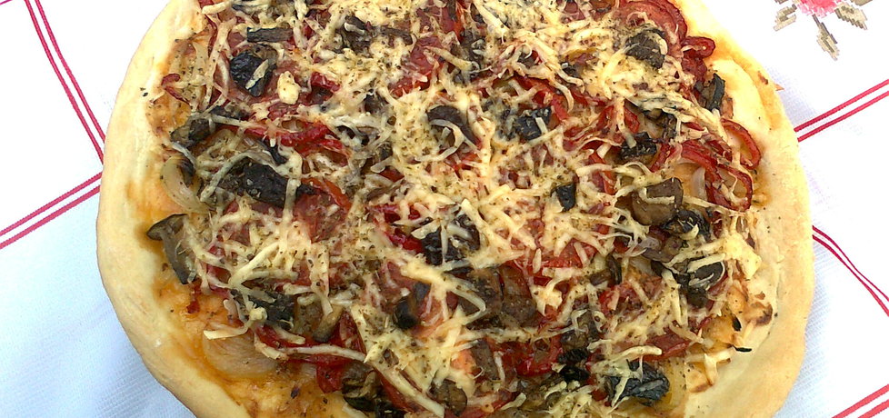 Pizza z grzybami leśnymi (autor: katarzyna59)