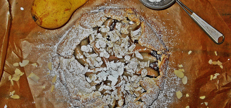 Mini tarta rustykalna z gruszkami (autor: beatris)