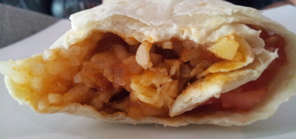 Burrito z kurczakiem i ryżem (autor: krokus)