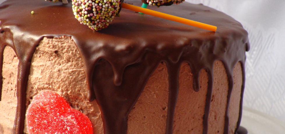 Mocno czekoladowy torcik (autor: iziona)