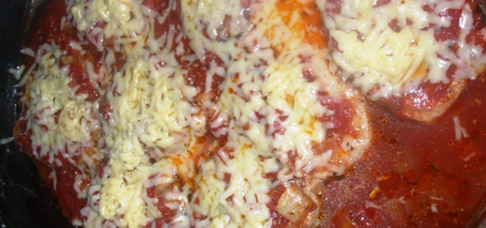 Schab pieczony na pomidorowo, z serem (autor: sarenka ...