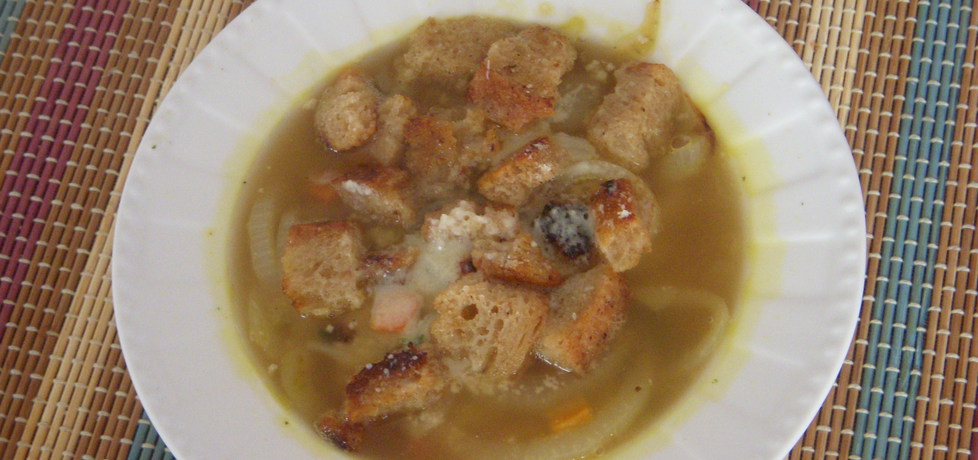 Zupa cebulowa z grzankami (autor: kasiurek)