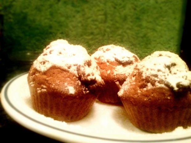Przepis  muffiny cynamonowe z czekoladą przepis