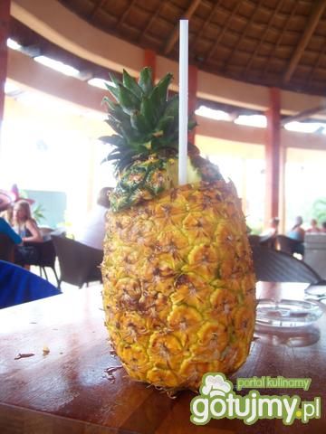 Przepis  ananasowe malibu przepis