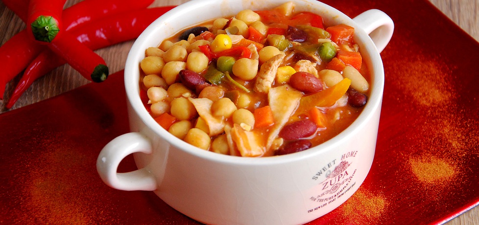 Meksykańska zupa z cieciorką (autor: rzelkazag)
