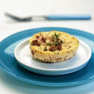 Omlet ziołowy z pieczarkami  prosty przepis i składniki