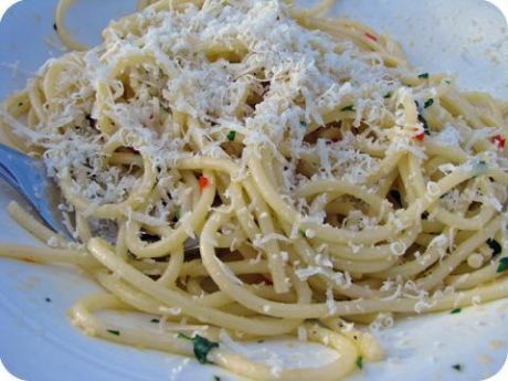 Spaghetti aglio olio  sposób przygotowania