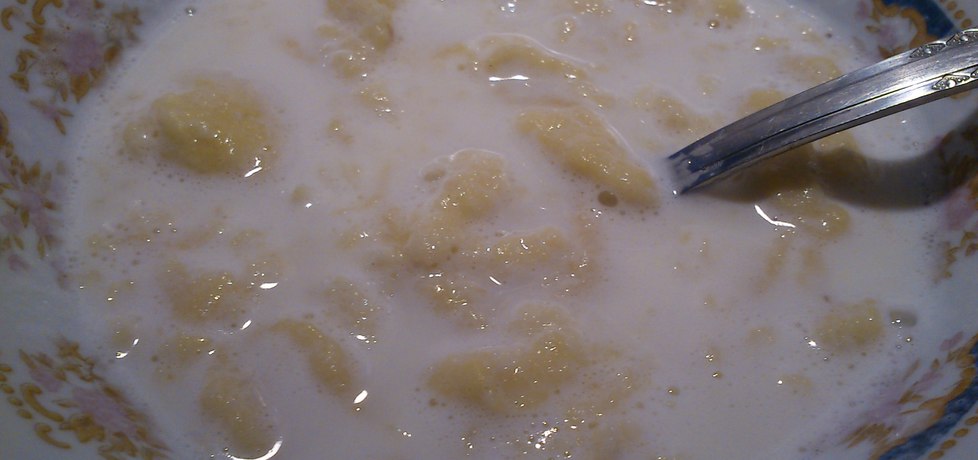 Kluski kładzione na mleku z kaszą manną (autor: wwwiolka ...