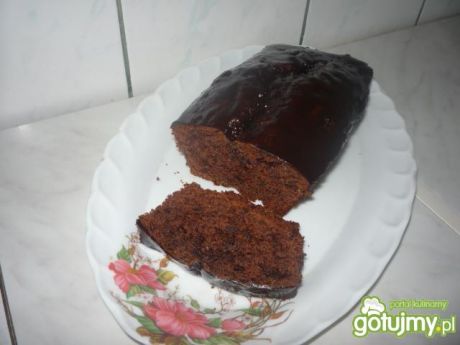 Przepis  ciasto kakaowe z polewą czekoladową przepis