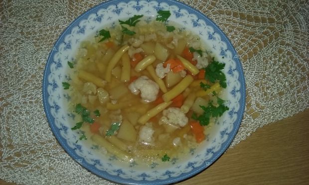 Przepis  zupa jarzynowa z japońskim akcentem przepis